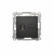 KONTAKT SIMON - Gniazdo HDMI + RJ45 kat.6. (moduł); czarny - DGHRJ45.01/49