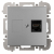 ELEKTRO-PLAST NASIELSK - VESTRA Gniazdo podtynkowe 1xHDMI bez ramki, kolor srebrny. - 3891-16