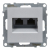 LEGRAND - GNIAZDO 2XRJ45/KAT 6 UTP ALUMINIUM SUNO - 721353