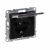 LEGRAND - GNIAZDO SCHUKO 2P+Z - 16 A - 250 V~ - Z PRZESŁONĄ IP 21 - ZACISKI AUTOMATYCZNE CZARNY  SUNO - 721427