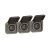 LEGRAND - GNIAZDO 3X2P+Z POZIOME KOMPLET MECHANIZM 16 A - 250 V~ ANTRACYT PLEXO - 069844L