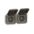 LEGRAND - GNIAZDO 2X2P+Z POZIOME MECHANIZM 16 A - 250 V~ ANTRACYT PLEXO - 069842L