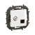 LEGRAND - NOWE NILOE- GNIAZDO TV TYP "F" + GNIAZDO RJ 45 KAT. 6 UTP BIAŁE - NP493WH