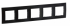 LEGRAND - NOWE NILOE - RAMKA PIĘCIOKROTNA CZARNA (BLACK) - NP115BK