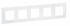 LEGRAND - NOWE NILOE - RAMKA PIĘCIOKROTNA BIAŁA (WHITE) - NP115WH