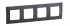 LEGRAND - NOWE NILOE - RAMKA CZTEROKROTNA GRAFIT (DARK GREY) - NP114GR