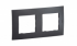 LEGRAND - NOWE NILOE - RAMKA PODWÓJNA GRAFIT (DARK GREY) - NP112GR