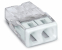 WAGO - SZYBKOZŁĄCZKA 2X0,5-2,5MM2 COMPACT TRANSPARENTNA WAGO - 2273-202