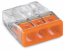 WAGO - SZYBKOZŁĄCZKA 3X0,5-2,5MM2 COMPACT TRANSPARENTNA WAGO. - 2273-203