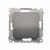KONTAKT SIMON - ŁĄCZNIK POJEDYNCZY ZACISKI AUTOMATYCZNE 10AX 250V ANTRACYT SIMON 54 - DW1.01/48