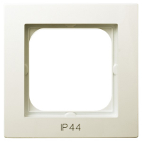 OSPEL - RAMKA POJEDYNCZA DO ŁĄCZNIKÓW IP-44 ECRU AS  - RH-1G/27