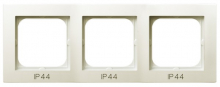 OSPEL - RAMKA POTRÓJNA DO ŁĄCZNIKÓW IP-44 ECRU AS - RH-3G/27