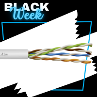 KP BITNER - KABEL TELEINFORMATYCZNY U/UTP 4x2x24 AWG (0,5) CAT. 5E 200MHz /BOX 305MB/ - TI0006
