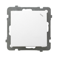 OSPEL - ŁĄCZNIK SCHODOWY POJEDYNCZY ZACISKI ŚRUBOWE 10AX 250V IP20 BIAŁY AS - ŁP-3G/m/00