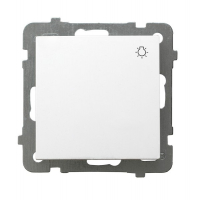 OSPEL - ŁĄCZNIK ZWIERNY ŚWIATŁO ZACISKI ŚRUBOWE 10AX 250V IP20 BIAŁY AS - ŁP-5G/m/00