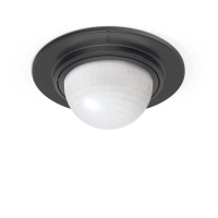 LANGE ŁUKASZUK - CZUJNIK RUCHU PIR SUFITOWY P/T 360° 1000W IP54 CZARNY IS 360-1 DE - ST032852
