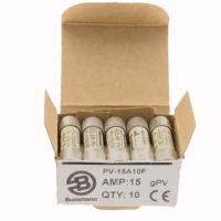 EATON - WKŁADKA BEZPIECZNIKOWA 10X38MM 15A 1000VDC GPV (DO FOTOWOLTAIKI) BUSSMANN - PV-15A10F