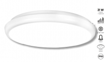 LANGE ŁUKASZUK - PLAFONIERA LED IP65 21W 2320lm 4000K Z CZUJNIKIEM RUCHU I ZMIERZCHU SUNLIGHT - LT013127
