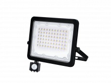 BESTSERVICE - NAŚWIETLACZ LED GALAXI 100W 11000LM 4000K IP65 CZARNY Z CZUJNIKIEM - LFL261S